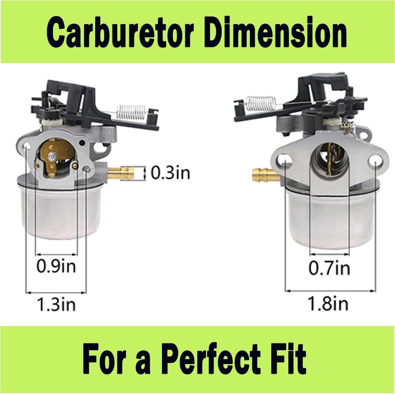 Yooppa 593599 Carburetor for Briggs Stratton 591137 595390 590948 2700-3000PSI Carburetor, 796595 796396 796657 798938 79648 121R02 121S02 120P02 Troy Bilt 7.75 8.5 8.75Hp 190cc Pressure Washer Carb - Image 3